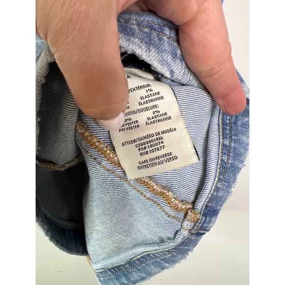 NEW Alice + Oliviia Carli Spaghetti Smocked V-neck Denim Mini Dress Blue Size: 0 - Picture 8 of 10